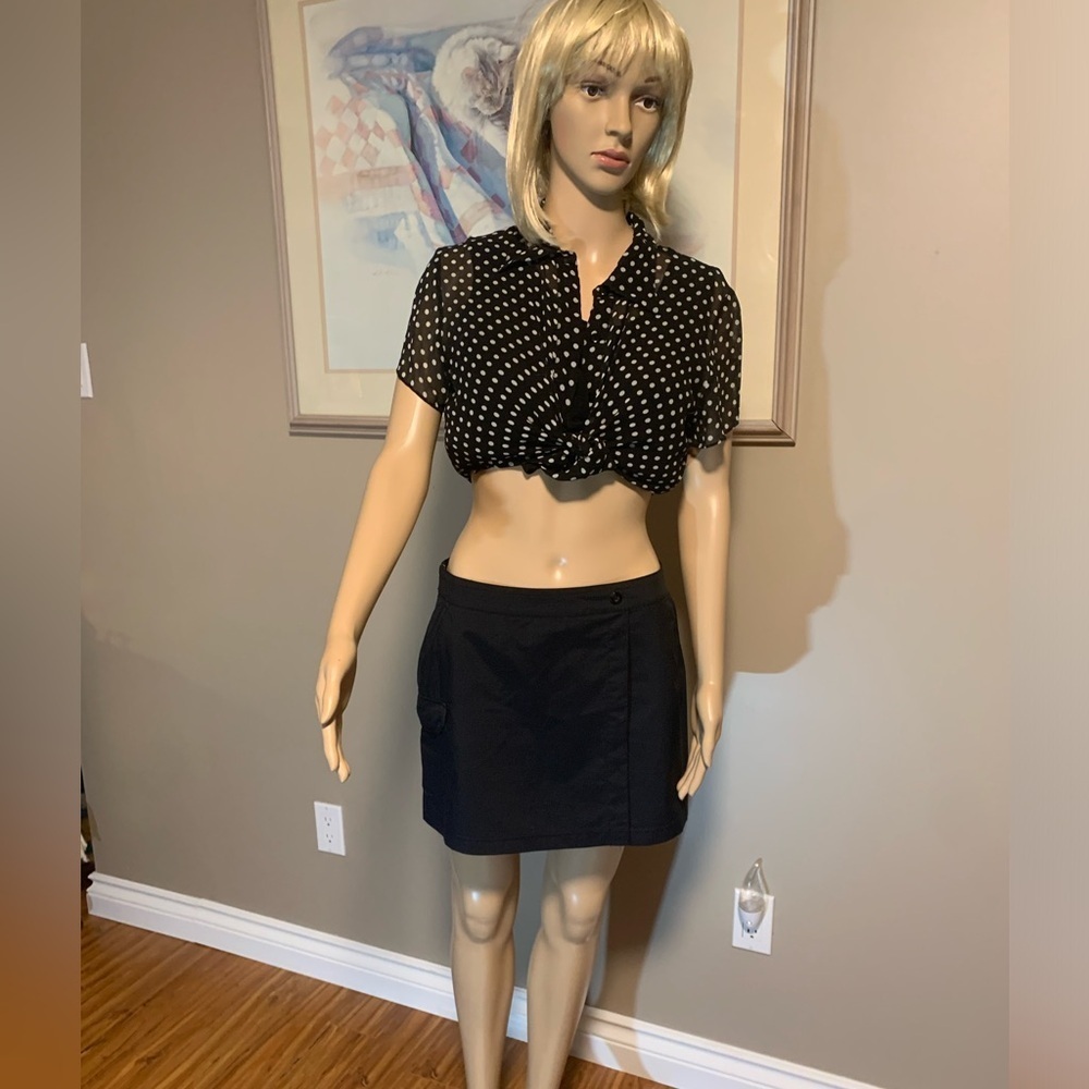 Avia golf skort small black